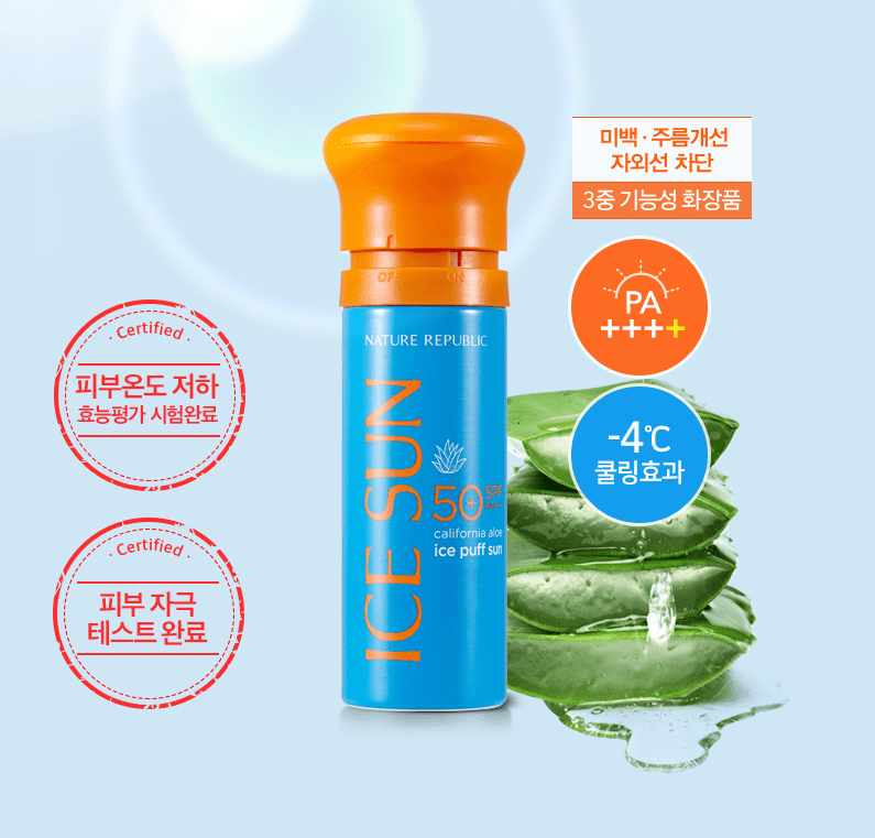 Kem Chống Nắng Ice Sun Nature Republic California Aloe SPF50+ PA+++ (Mẫu 2020) Kem Chống Nắng Ice Sun Nature Republic California Aloe SPF50+ PA+++ (Mẫu 2020)