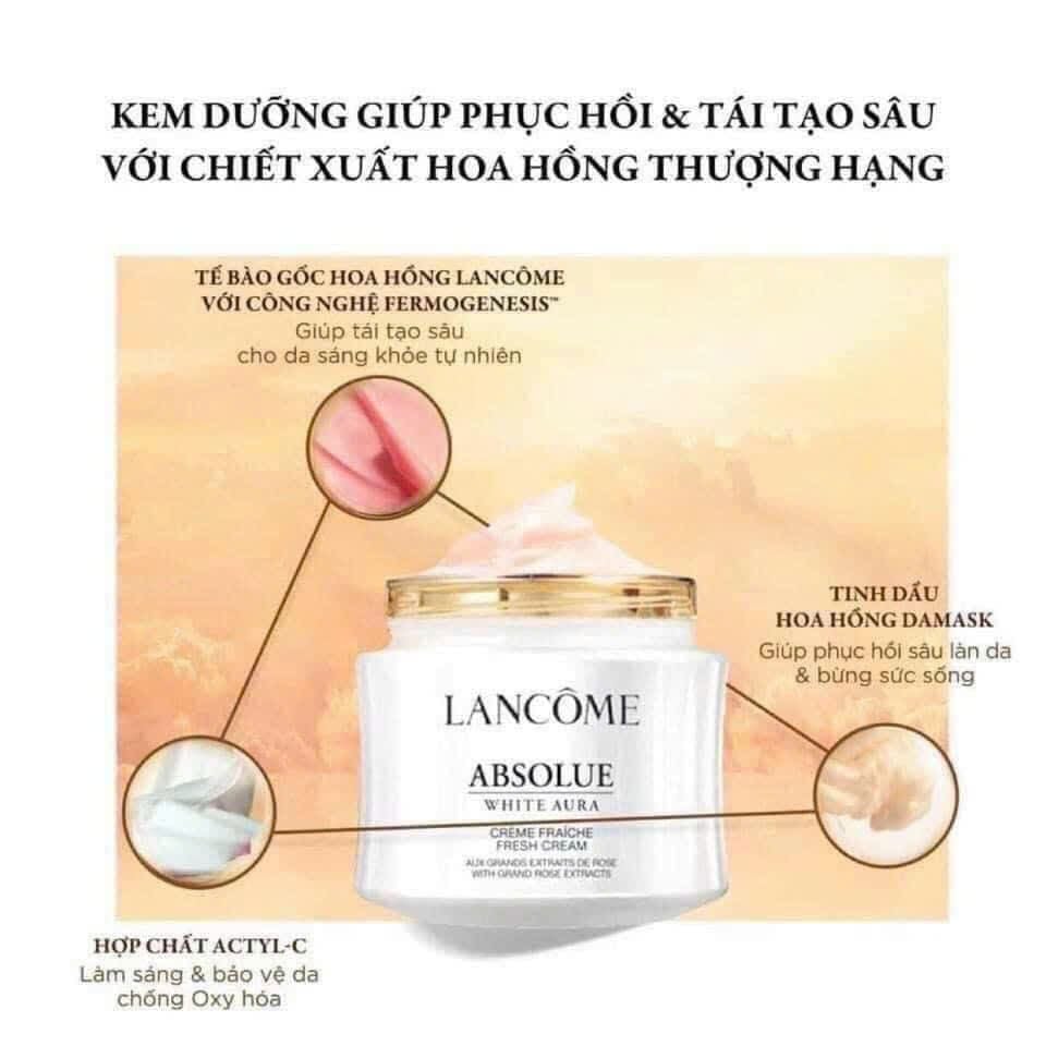 Kem Dưỡng Trắng-Chống Lão Hóa Lancôme Absolue White Aura Cream