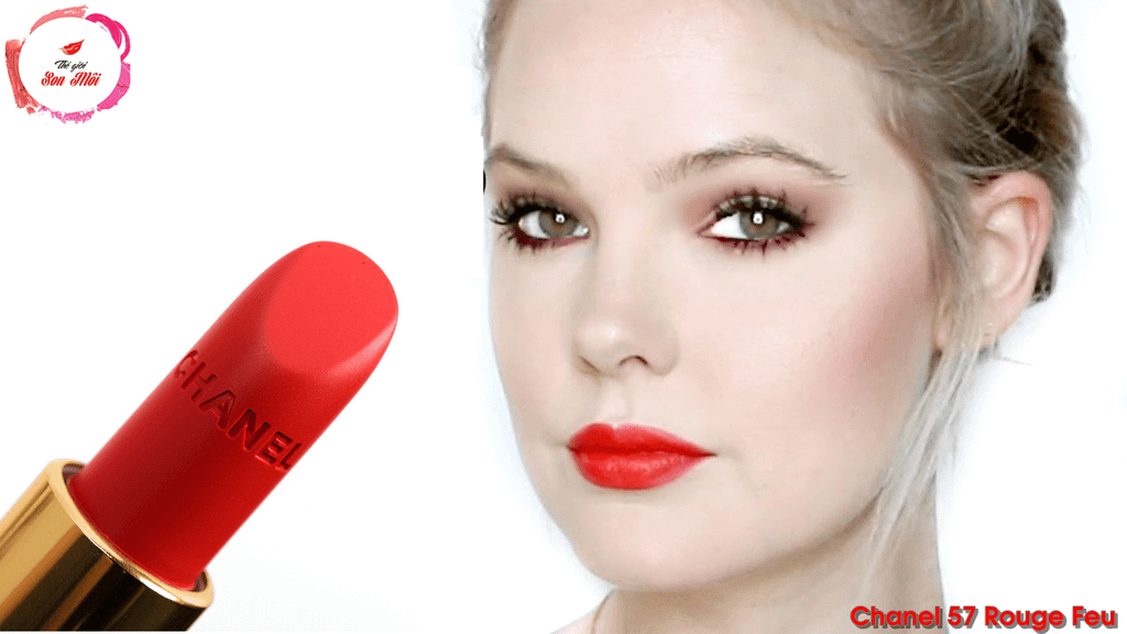 Chanel Rouge Allure Velvet   57 Rouge Feu 35g  Cosmetics Now Philippines