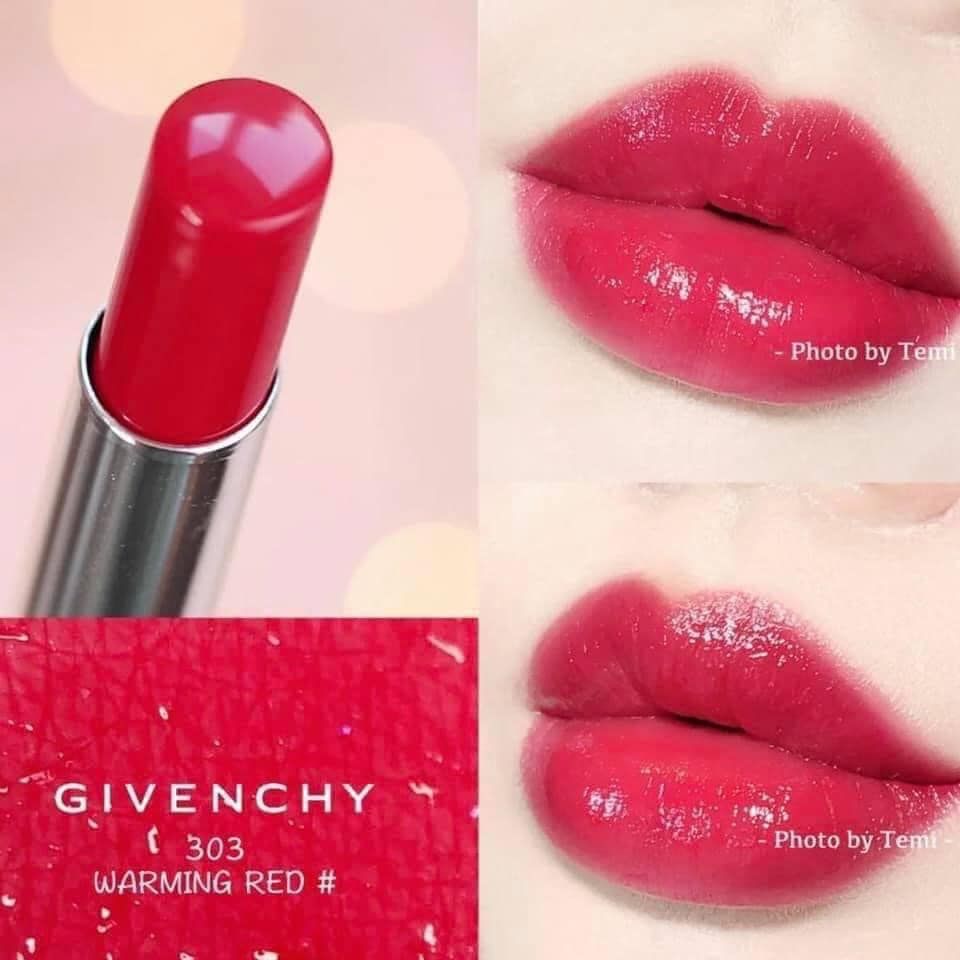 Son Dưỡng Givenchy Le Rouge Perfecto 303 Warming Red - Mỹ Hoà Ship
