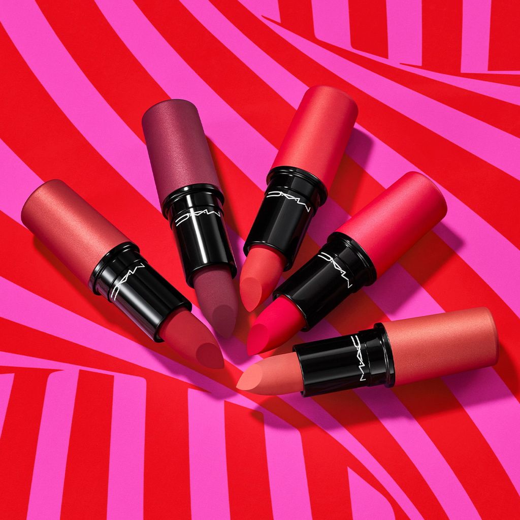 Quà 20/10 Set Son MAC Mistletoe Matte Powder Kiss 5 x 3g Limited E Thế Giới Son Môi