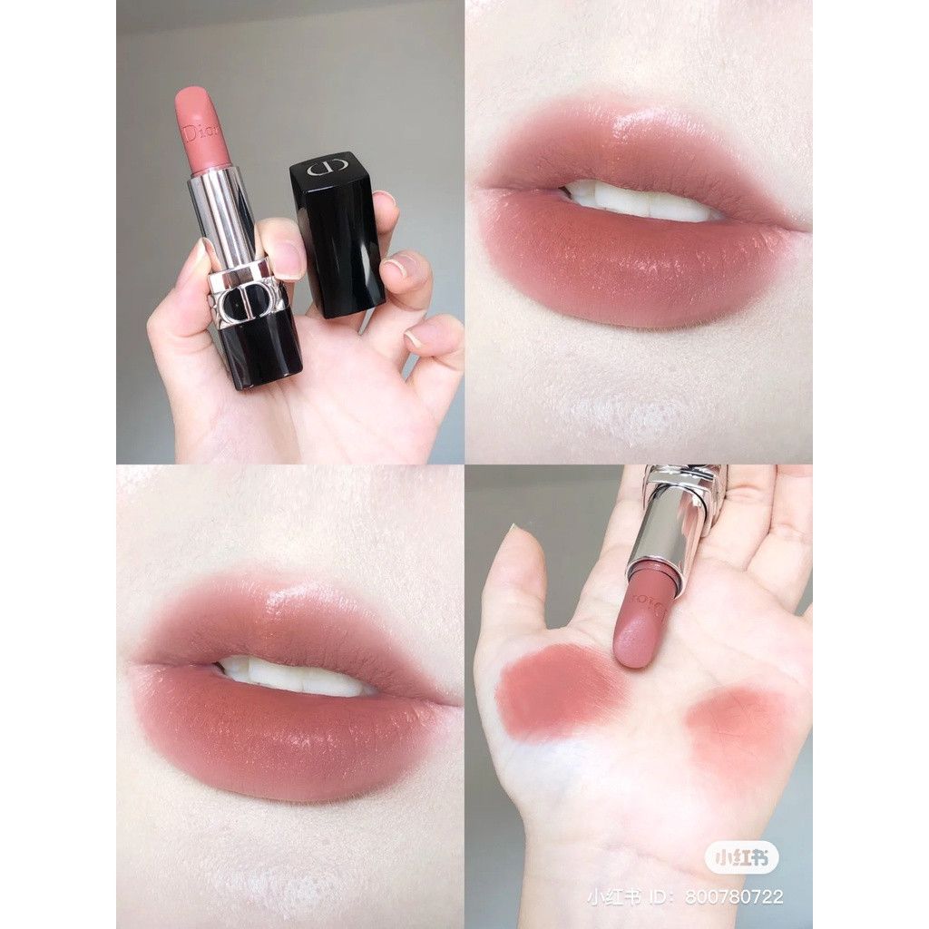 Sabrina Shorb on Instagram Nude Look 100 Rouge Dior Lipstick  One of my  favorites from diormakeup sephora for a pretty neutral pink lip look  liketoknowit