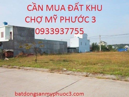 mua đất khu L Mỹ Phước 3