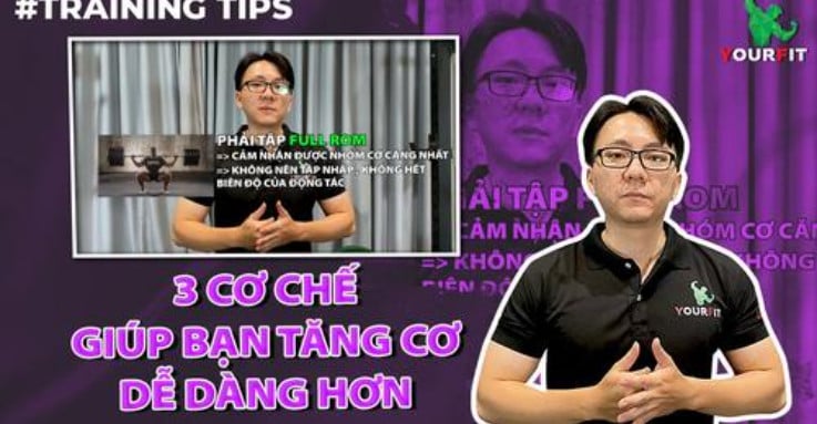 Hiểu rõ 3 CƠ CHẾ giúp TĂNG CƠ NHANH CHÓNG | Training Tips