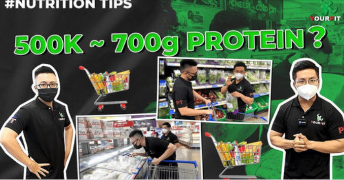 Menu TĂNG CƠ 500k/tuần - Gymer đi siêu thị mua gì ? Nutrition Tips