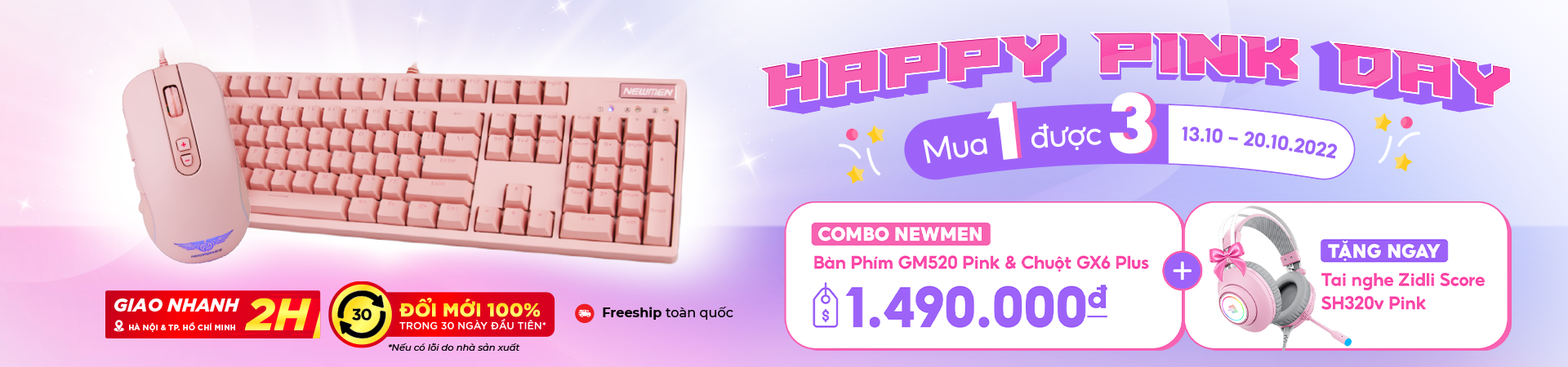 Combo Newmen Pink
