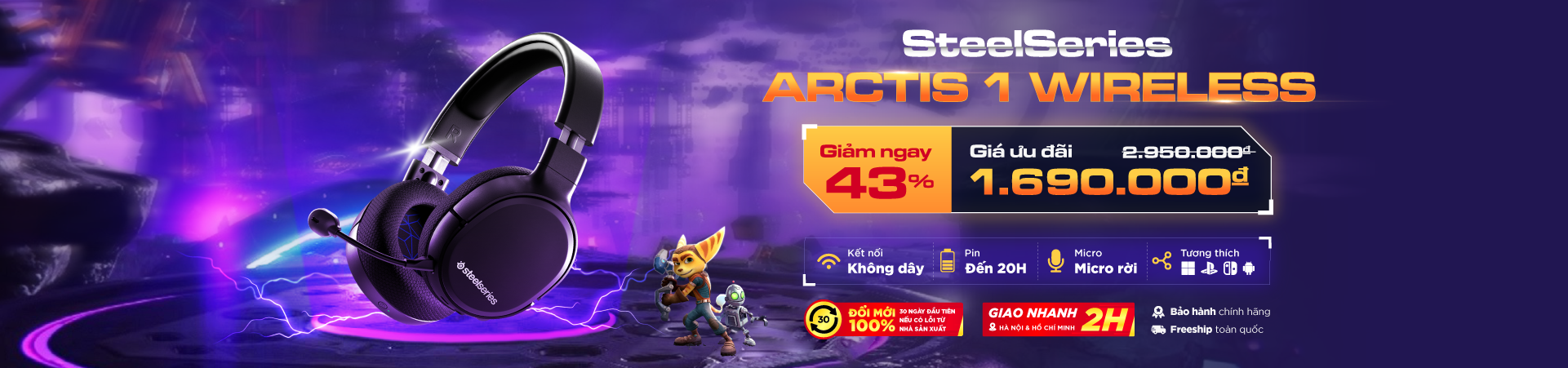 Tai nghe chơi game dưới 1 triệu
