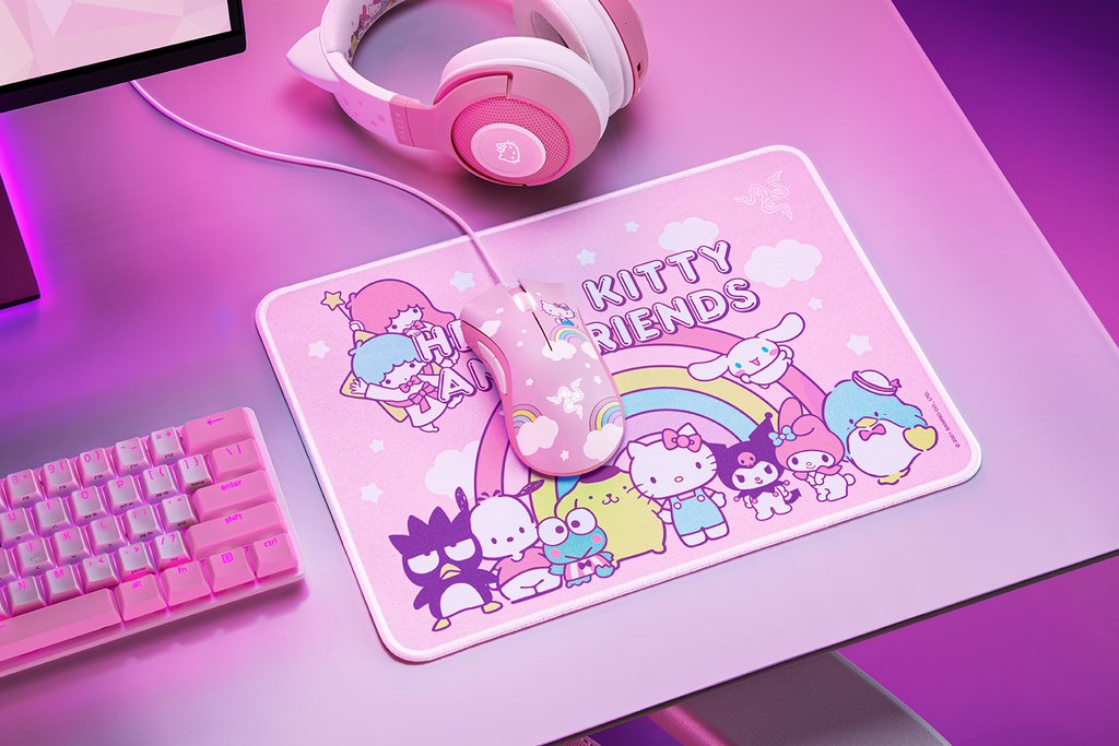GEARVN-bundle-razer-deathadder-essential-and-goliathus-medium-hello-kitty-and-friends-edition