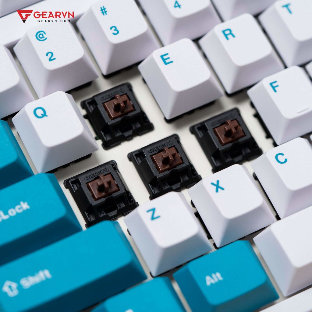 GEARVN - Bàn phím Leopold FC750RBT Bluetooth Milk Turquoise Limited Edition