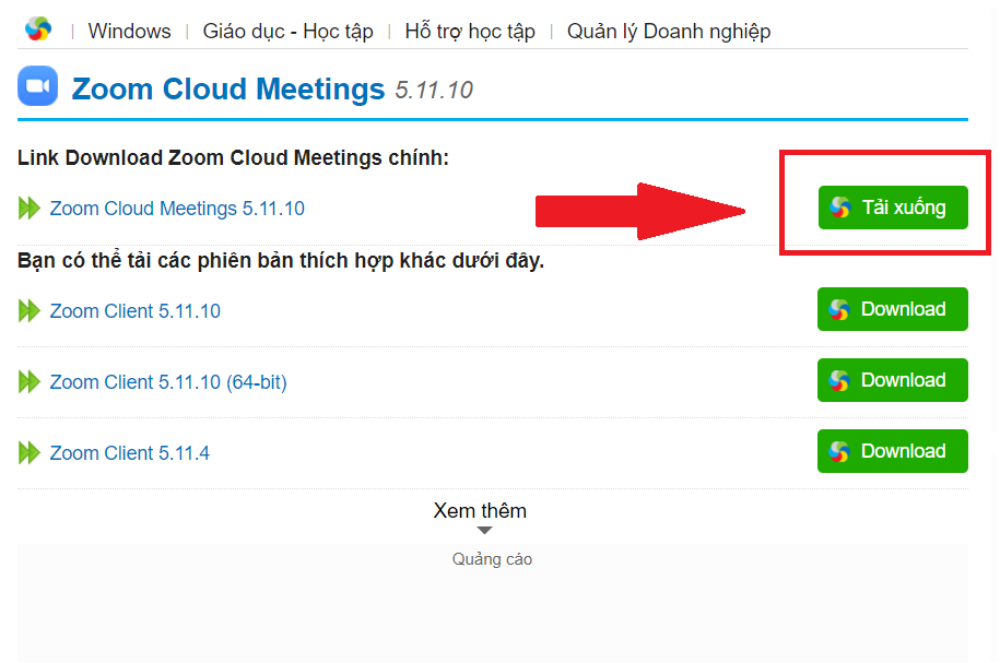 GEARVN Cách chuyển vận Zoom Cloud Meeting về PC, máy tính người nào cũng thực hiện được