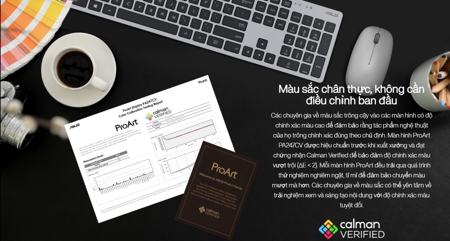 Màn hình Asus ProArt PA247CV 23.8 inch FHD IPS - chuyên đồ họa