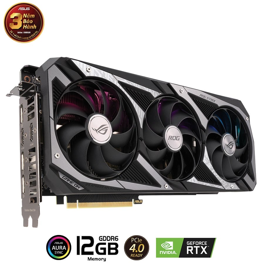 card màn hình ASUS ROG Strix GeForce RTX 3060 GAMING 12GB