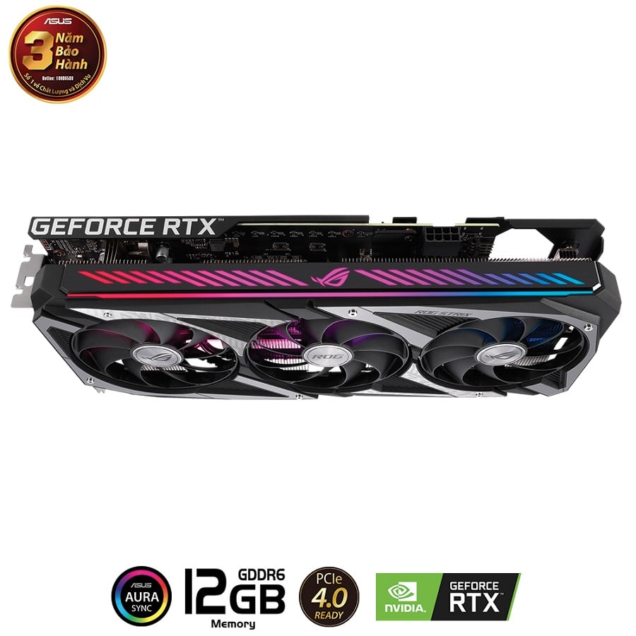 card màn hình ASUS ROG Strix GeForce RTX 3060 GAMING 12GB