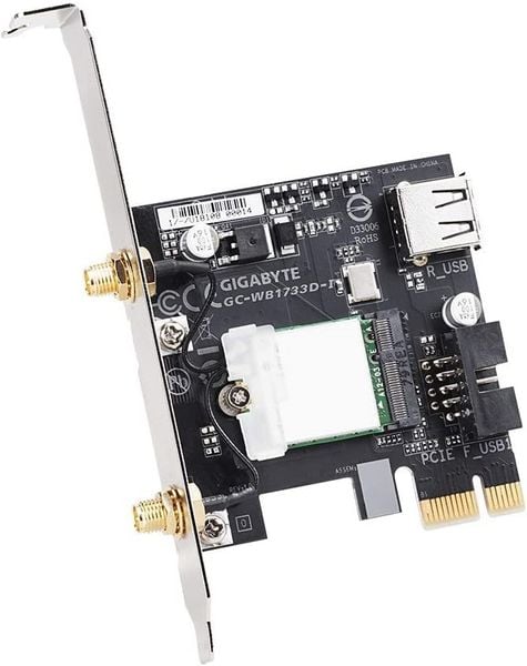 Card mạng PCIe WiFi 5 Gigabyte GC-WB1733D-I