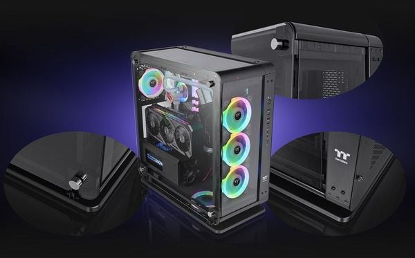 Case Thermaltake Core P6 Tempered Glass Black