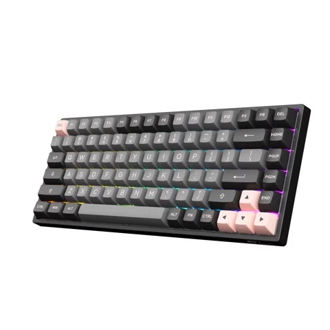 GEARVN - Bàn phím cơ AKKO 3084B Plus Wireless Black Pink Akko CS switch