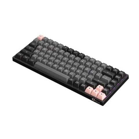 GEARVN - Bàn phím cơ AKKO 3084B Plus Wireless Black Pink Akko CS switch