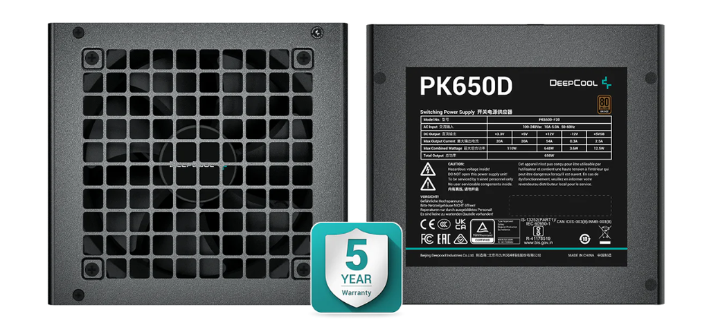 Nguồn máy tính 650W Deepcool PK650D chính hãng – GEARVN.COM