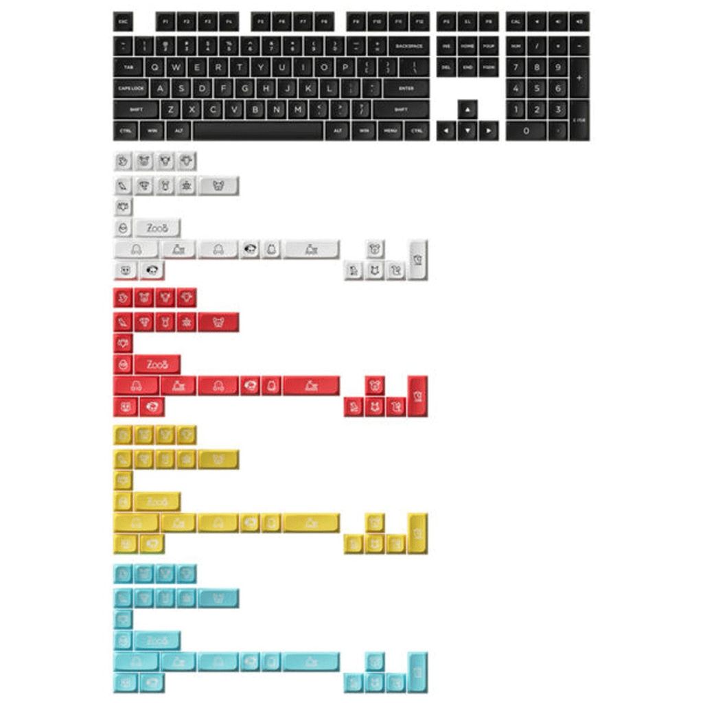 GEARVN -  AKKO Keycap set – WOB (PBT Double-Shot / MDA profile / 282 nút)