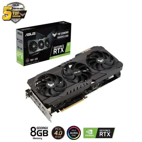 GEARVN - VGA ASUS TUF Gaming GeForce RTX 3070 Ti V2 8GB GDDR6X