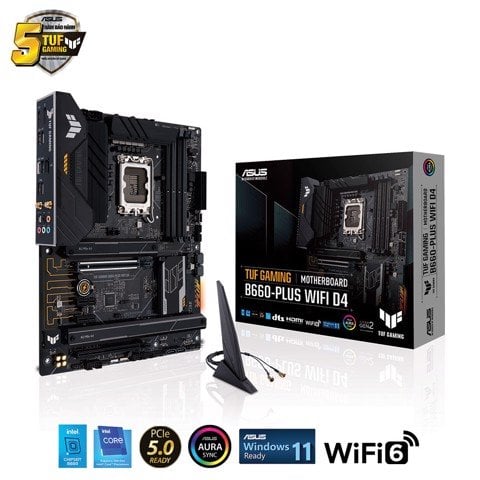 GEARVN - ASUS TUF GAMING B660-PLUS WIFI DDR4