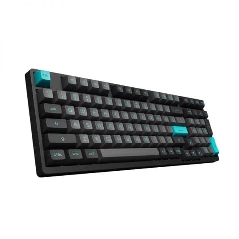 GEARVN - Bàn phím cơ AKKO 3098N Multi-modes Black & Cyan