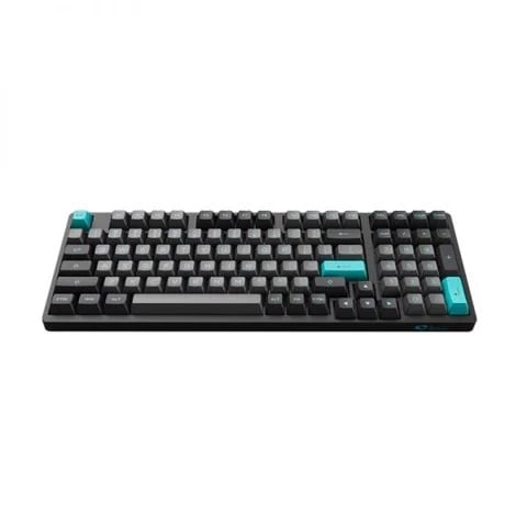 GEARVN - Bàn phím cơ AKKO 3098N Multi-modes Black & Cyan