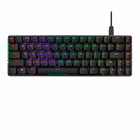 GEARVN - Bàn phím cơ Asus ROG Falchion Ace Black ROG Nx Blue Switch