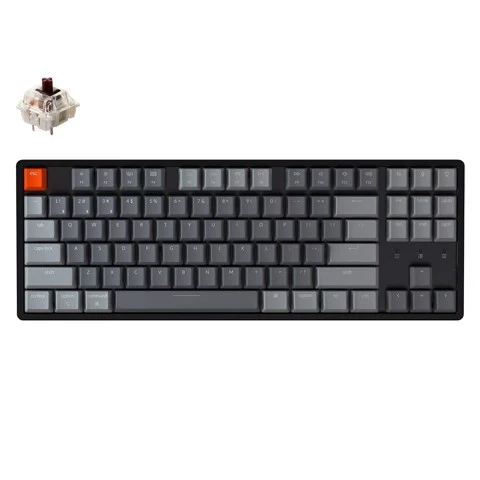 GEARVN - Bàn phím cơ Keychron K8 RGB Hot Swap - Case Nhôm