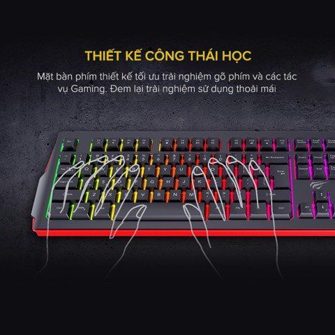 GEARVN Bàn phím gaming HAVIT KB866L