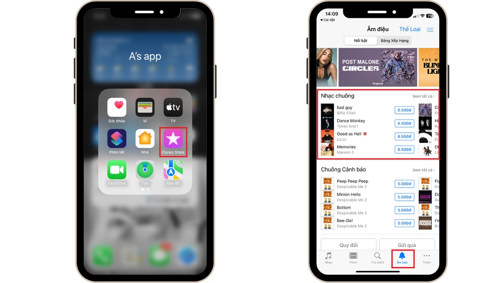 GEARVN - Cách cài nhạc chuông cho iPhone bằng iTunes Store