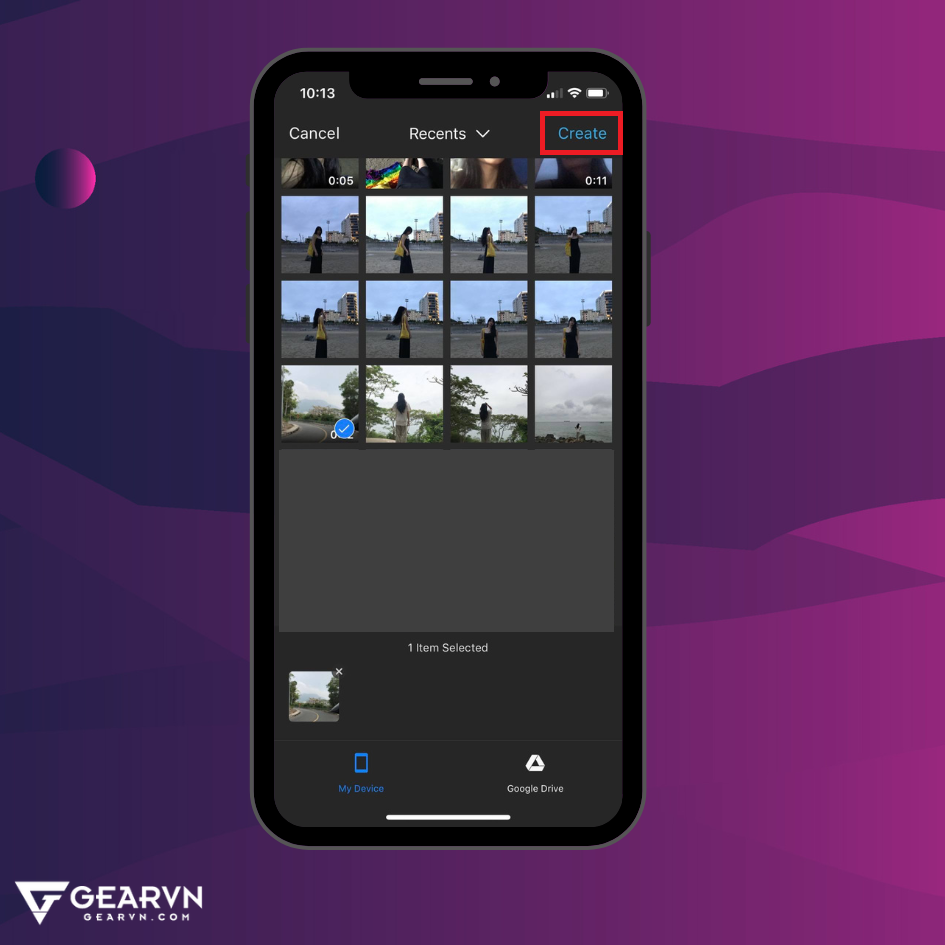 GEARVN - Cắt ghép video trên điện thoại với WeVideo