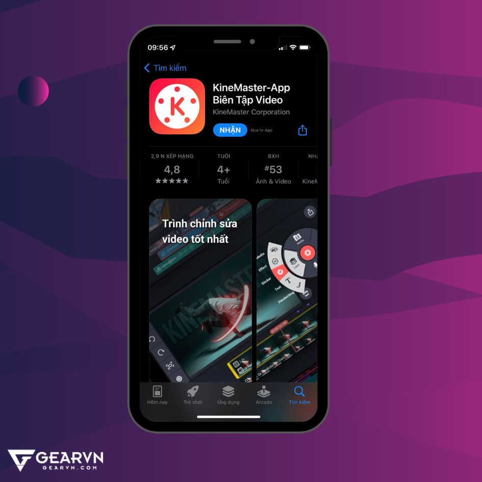 GEARVN - Cắt ghép video trên điện thoại với KineMaster