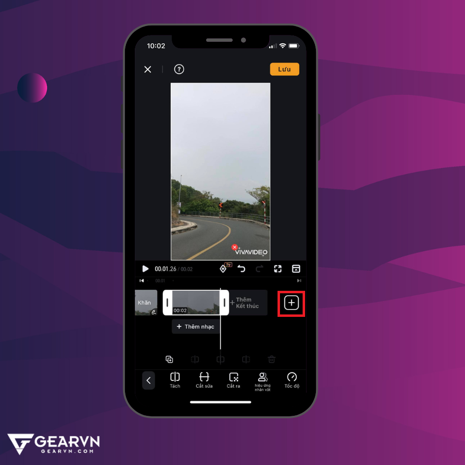 GEARVN - Cắt ghép video trên điện thoại với VivaVideo
