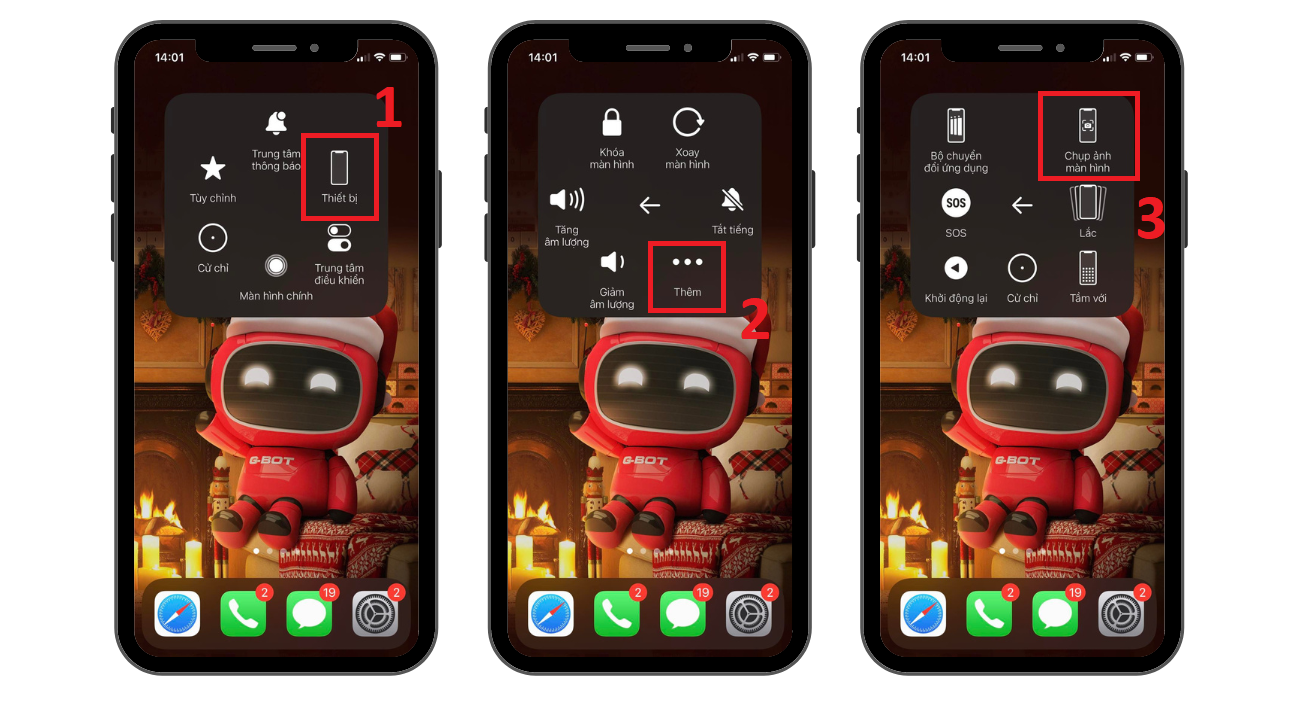 GEARVN - Cách chụp màn hình điện thoại iPhone bằng nút Home ảo