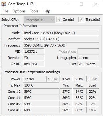 Cách đo và kiểm tra nhiệt độ CPU của máy tính và laptop bằng Core Temp - GEARVN