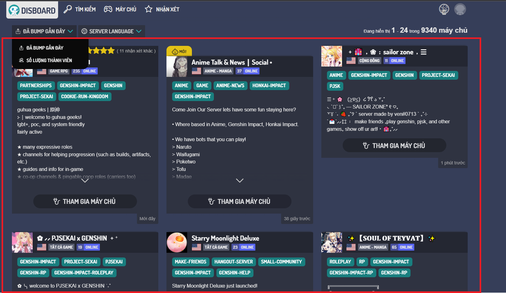 GEARVN - Cách tìm server Discord trên Disboard