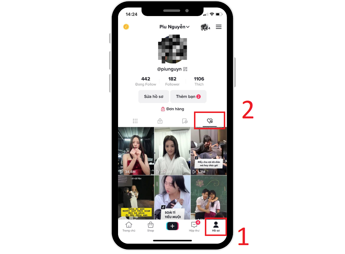 GEARVN - Hướng dẫn xem lại video TikTok đã thích trên điện thoại