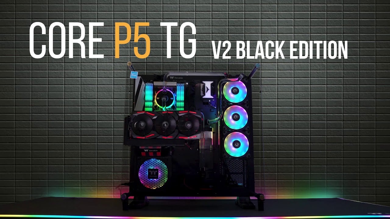 Case Thermaltake Core P5 V2 TG Black