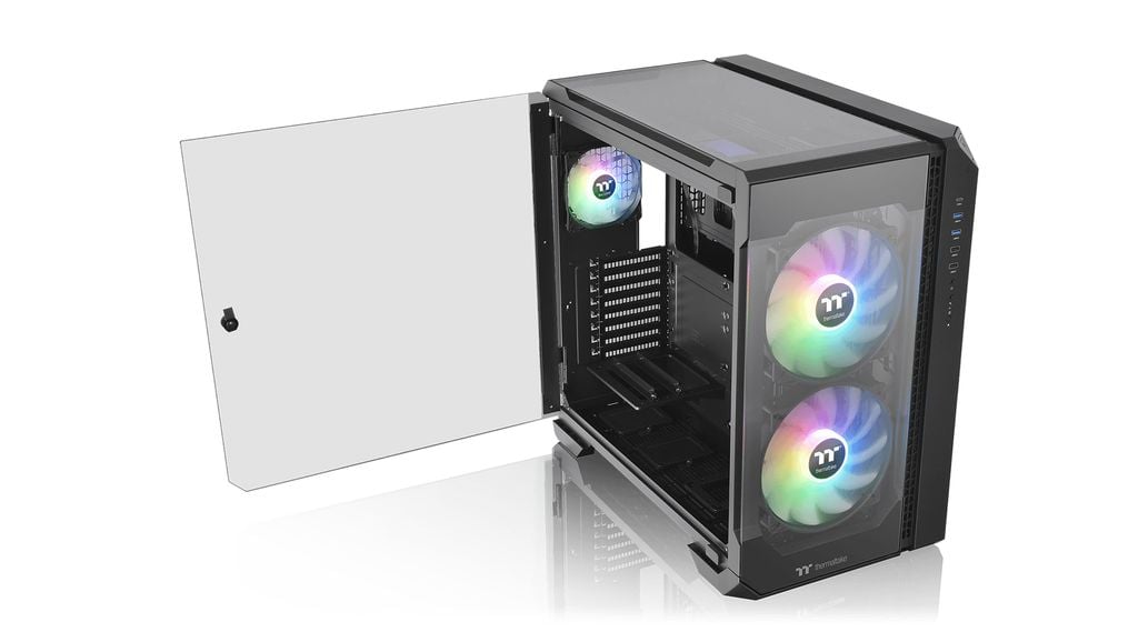 GEARVN - Case Thermaltake View 51 TG Black ARGB