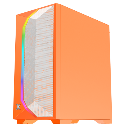 GEARVN Case XIGMATEK GEMINI II ORANGE 3FB - PREMIUM GAMING M-ATX