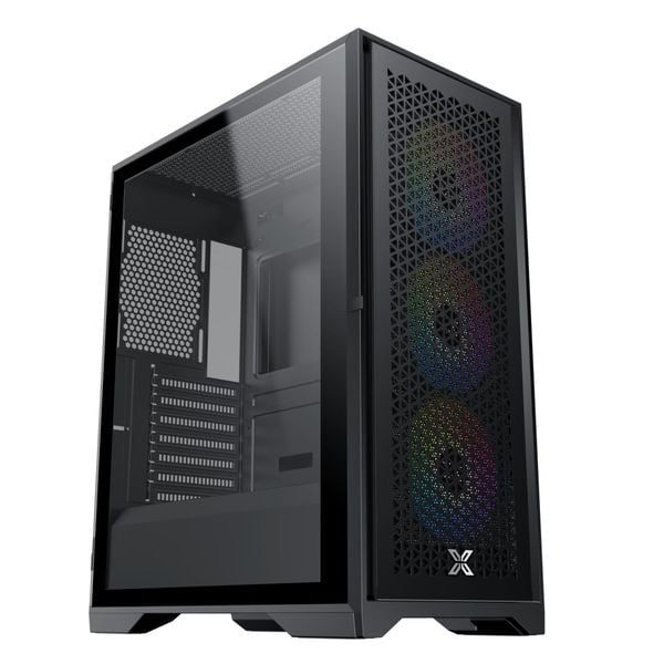 GEARVN - Case Xigmatek LUX S 3FX Black (3 fan RGB)