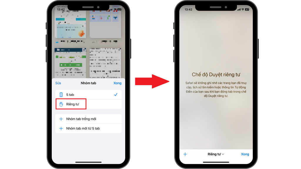 GEARVN - Cách mở tab ẩn danh trên iPhone và Android