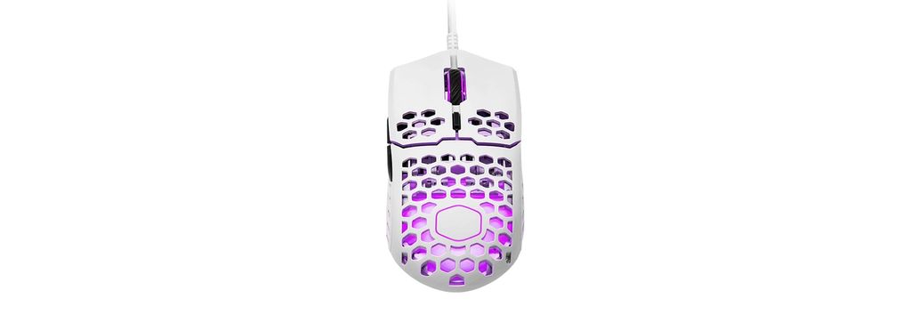 GEARVN - Chuột CoolerMaster MM711 RGB White Matte