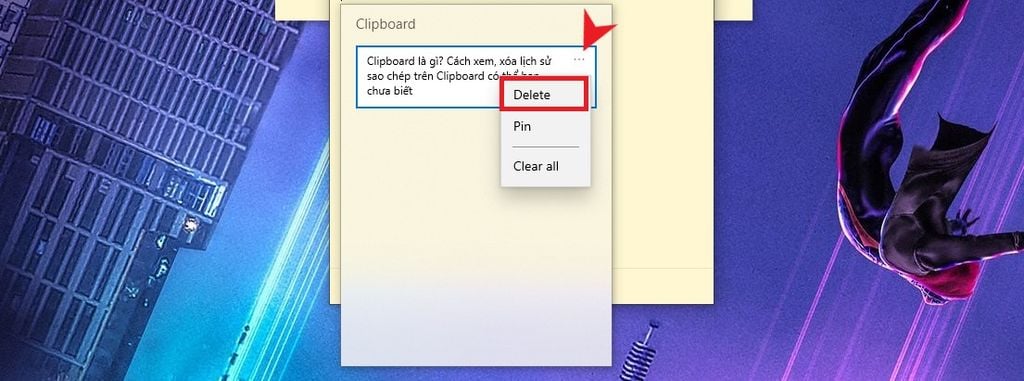 Cách xóa lịch sử clipboard trên Windows - GEARVN