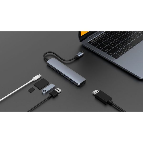 Cổng chuyển HYPERDRIVE BAR 6 IN 1 USB-C HUB HD22E