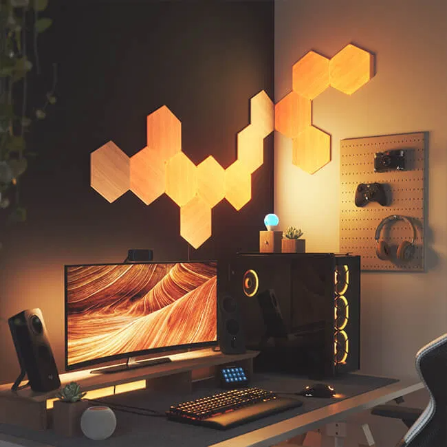 GEARVN Đèn thông minh Nanoleaf Elements 3 ô đèn (Bộ mở rộng)