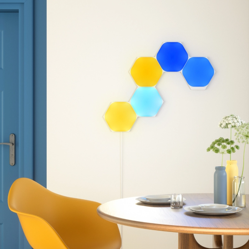 GEARVN Đèn thông minh Nanoleaf Shapes Lục Giác 5 ô đèn