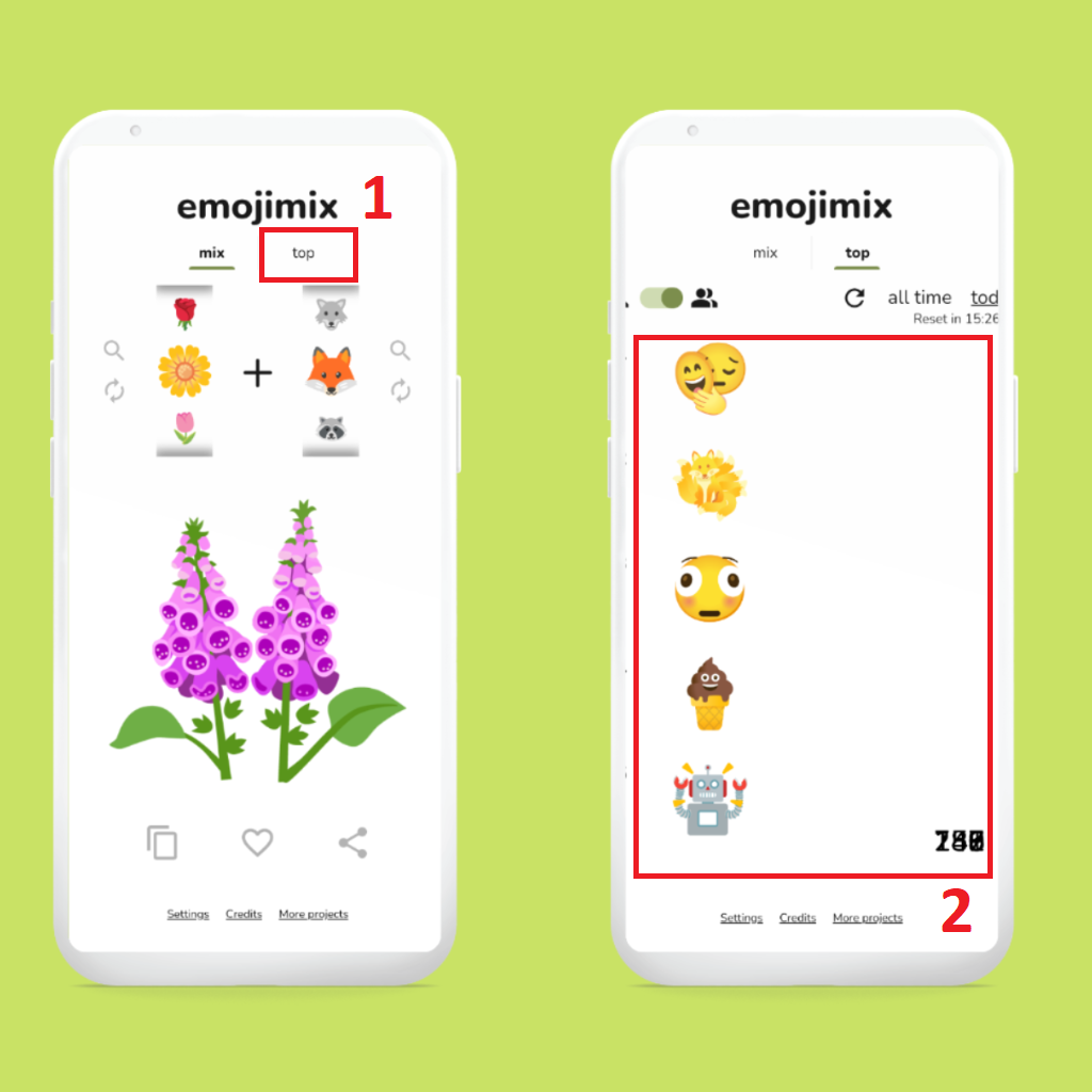 GEARVN - Tính năng nổi bật trên ứng dụng Emojimix