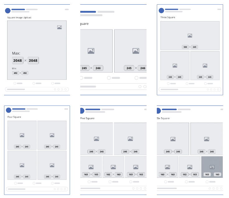 GEARVN - Kích thước post nhiều ảnh vuông trên Facebook